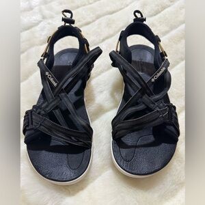 Columbia black Women's sport  BlacSandals